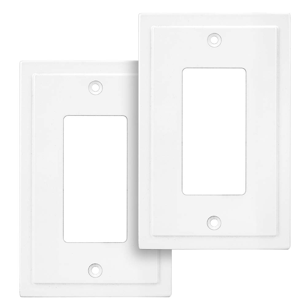 Modern Edge Decorative Wall Plate Switch Plate Outlet Cover